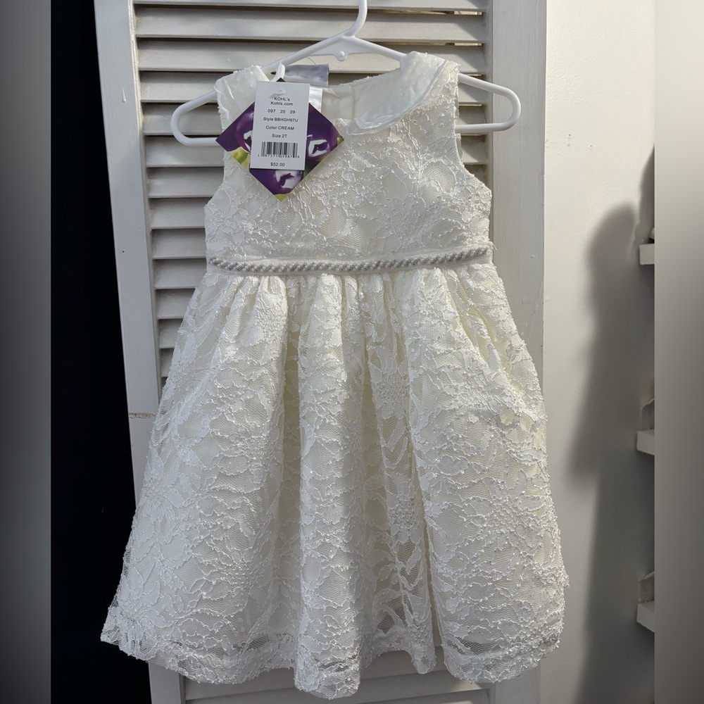 NWT Blueberi Boulevard White Formal Dress